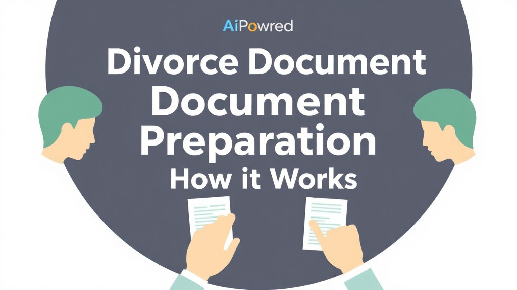 Visual guide for practical steps in ai-powered divorce document preparation: how it works