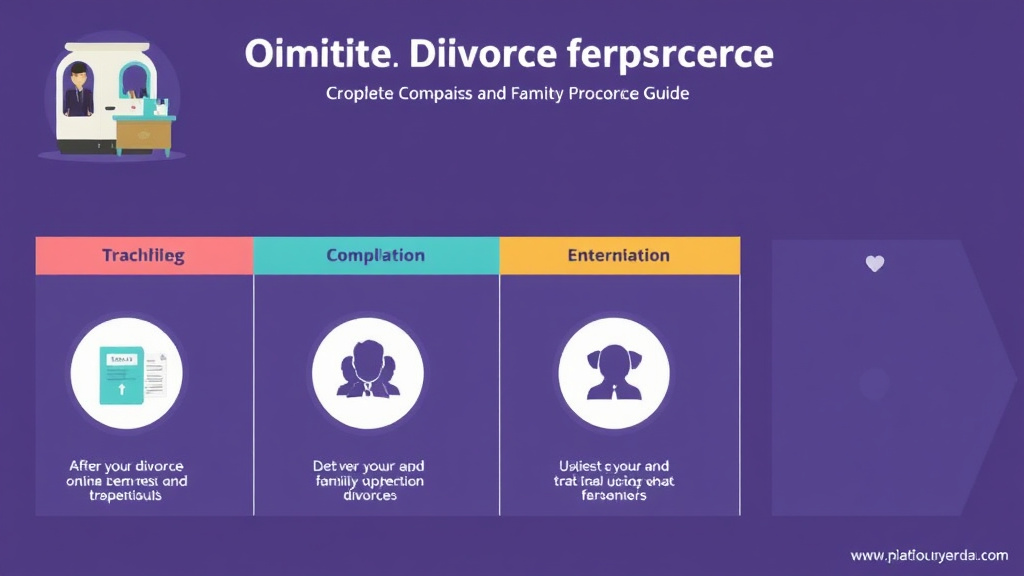Visual guide for practical steps in best online divorce services: complete comparison guide