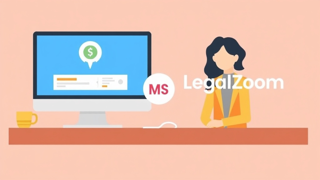 Illustration showing key concepts related to divorcenavigator vs. legalzoom for divorce in 2025: updated comparison