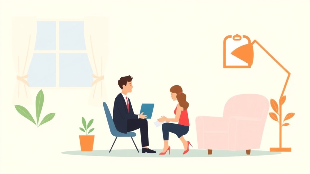 Illustration showing key concepts related to online divorce service reviews: what real customers say in 2025