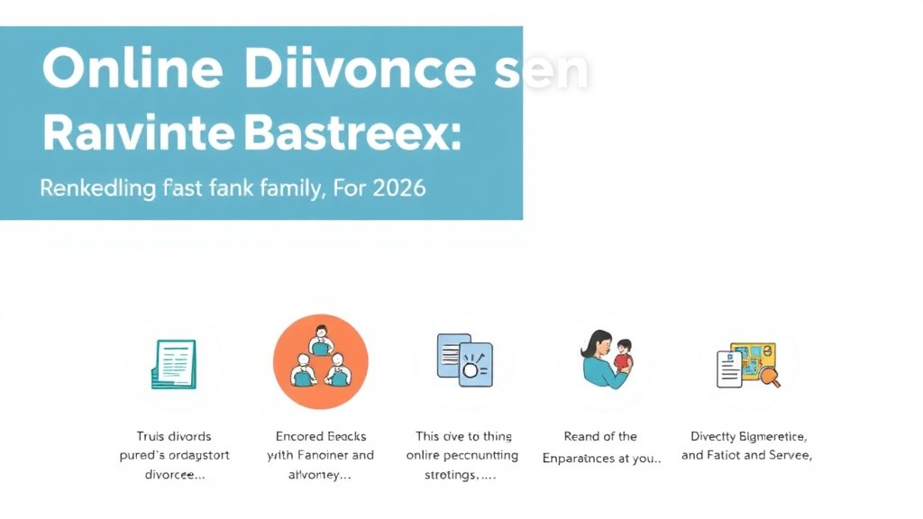 Visual guide for practical steps in online divorce services ranked: our top picks for 2026