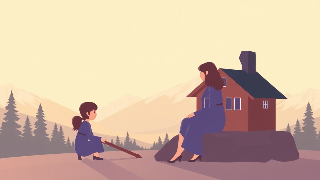 Illustration showing key concepts related to alaska child support guidelines and calculator