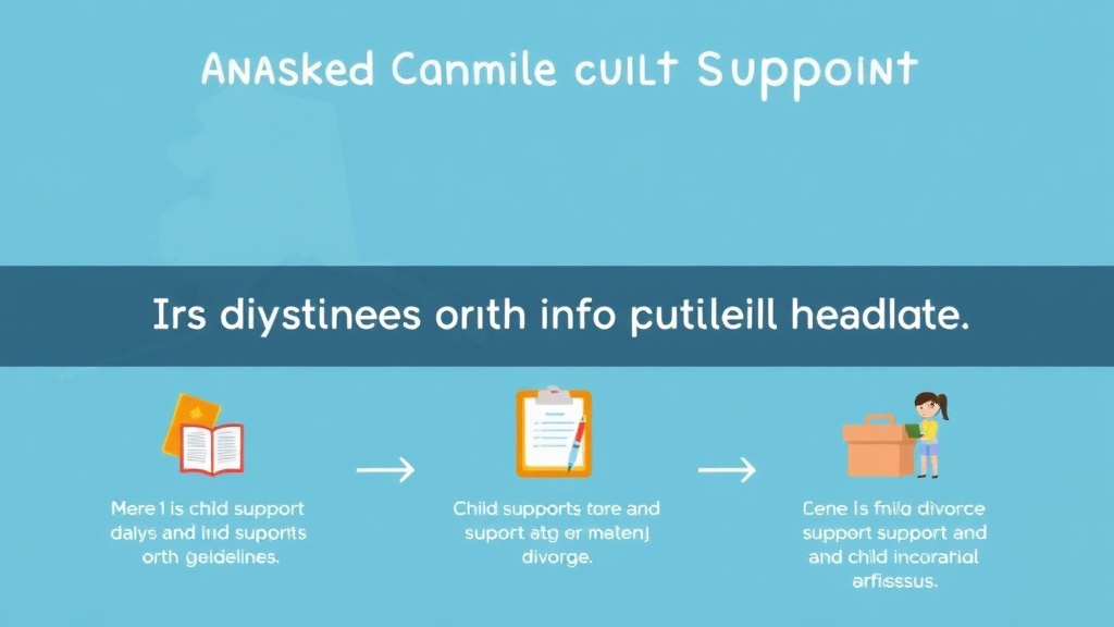 Visual guide for practical steps in alaska child support guidelines and calculator