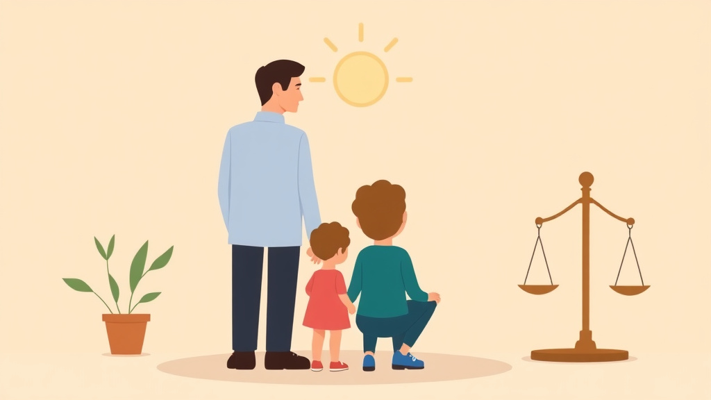 Illustration showing key concepts related to arizona child support guidelines and calculator