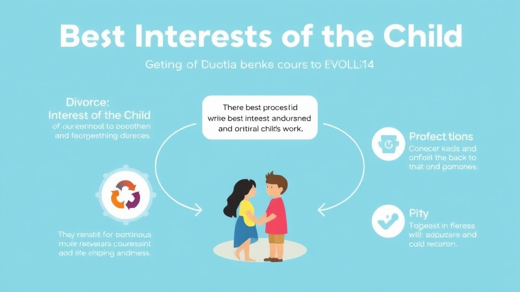 Visual guide for practical steps in best interests of the child standard: what courts evaluate