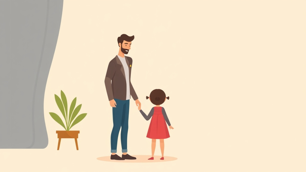 Illustration showing key concepts related to child support with 50/50 custody: does anyone still pay