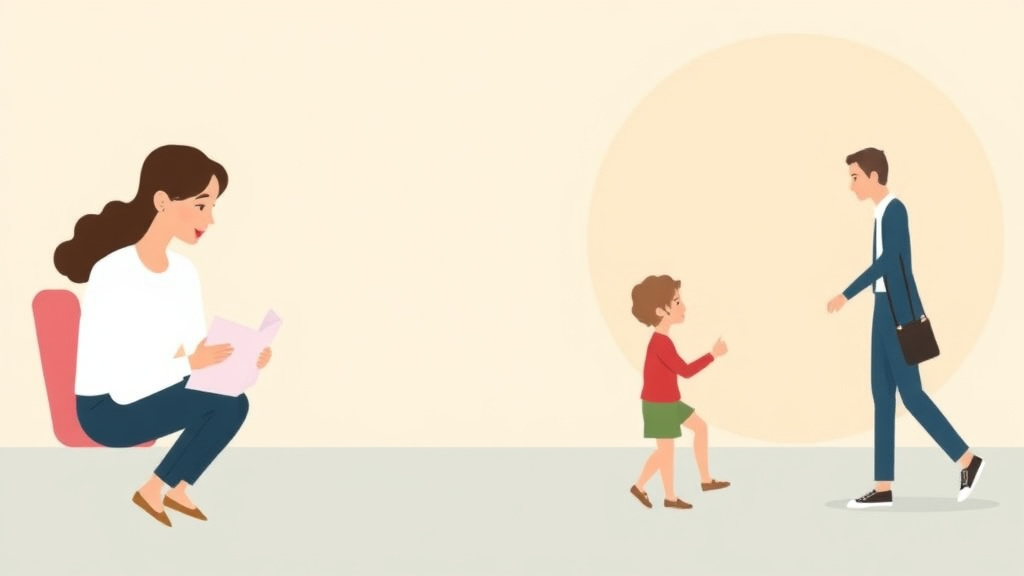 Illustration showing key concepts related to child support calculation methods: income shares vs percentage