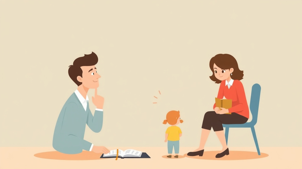 Illustration showing key concepts related to child support and college: are parents required to pay