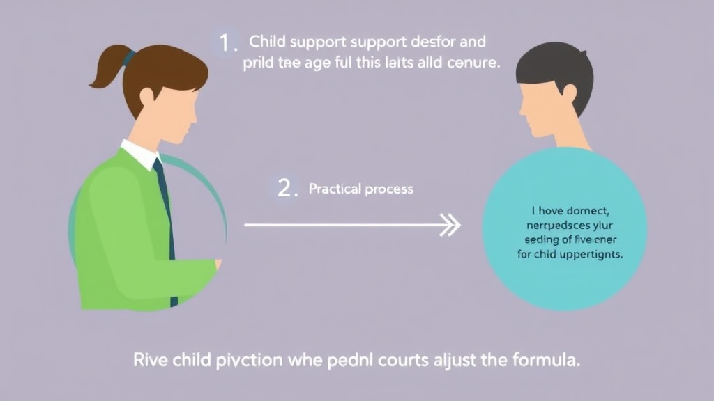 Visual guide for practical steps in child support deviations: when courts adjust the formula