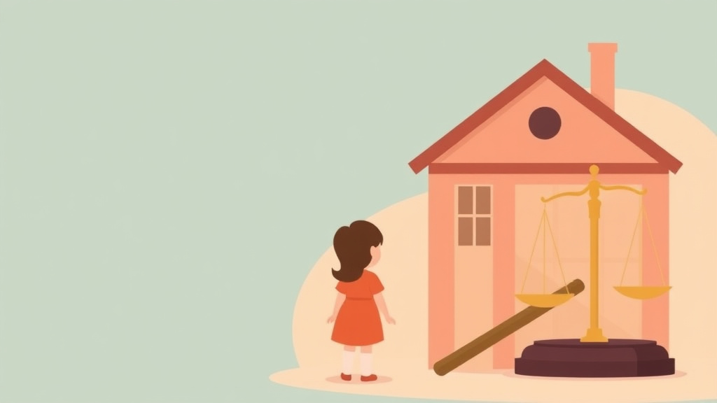 Illustration showing key concepts related to when does child support end: age and circumstances