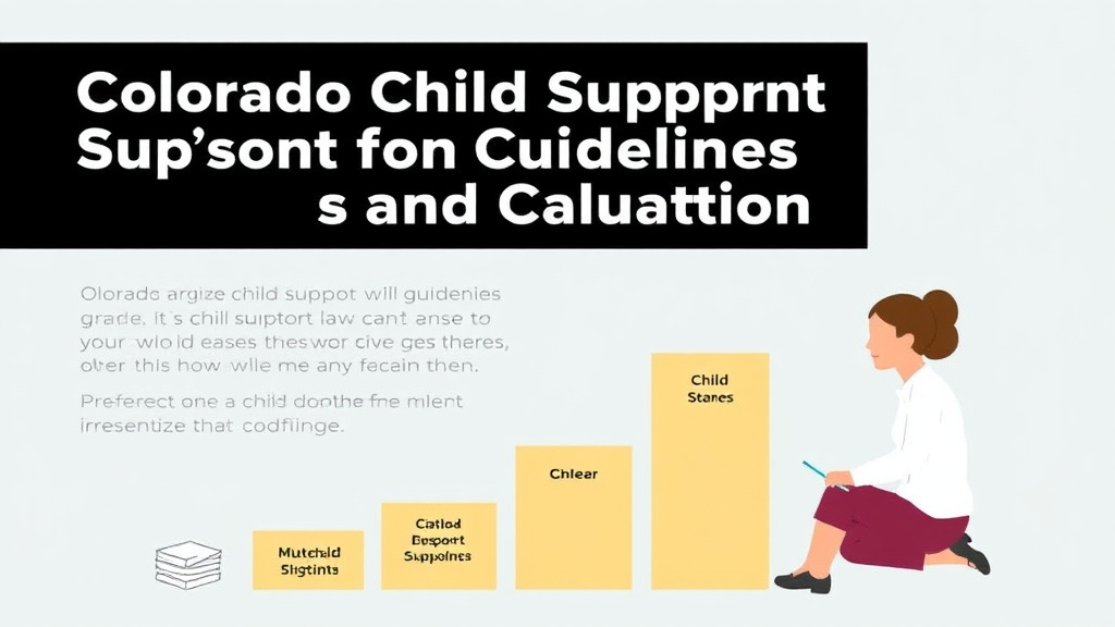 Visual guide for practical steps in colorado child support guidelines and calculator