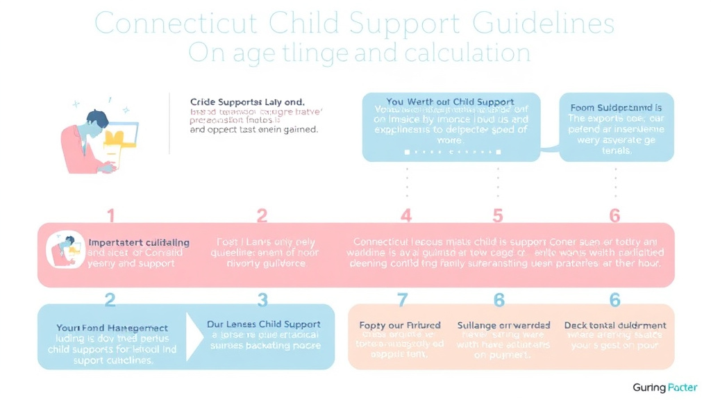 Visual guide for practical steps in connecticut child support guidelines and calculator