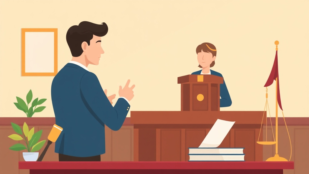 Illustration showing key concepts related to preparing for custody court: evidence and presentation