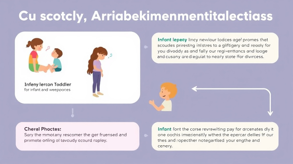Visual guide for practical steps in custody arrangements for infants and toddlers