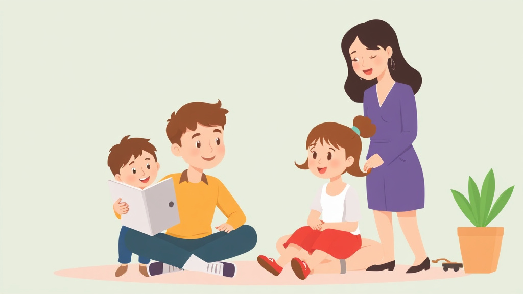 Illustration showing key concepts related to custody schedules for school-age children