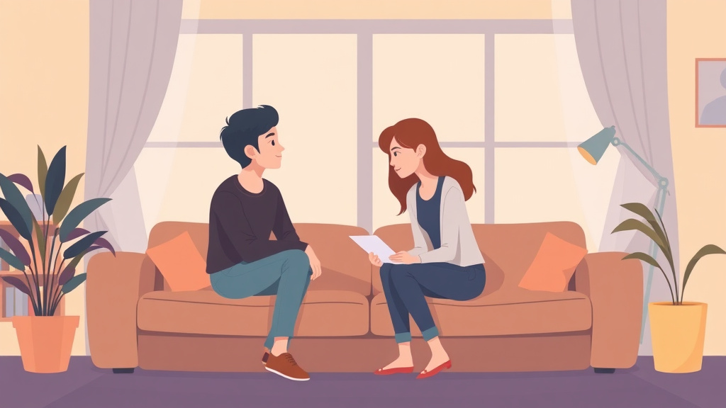 Illustration showing key concepts related to custody arrangements for teenagers: flexibility and input