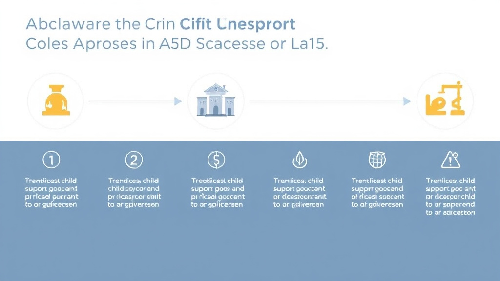 Visual guide for practical steps in delaware child support guidelines and calculator