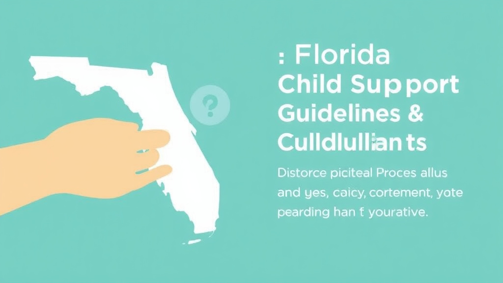 Visual guide for practical steps in florida child support guidelines and calculator