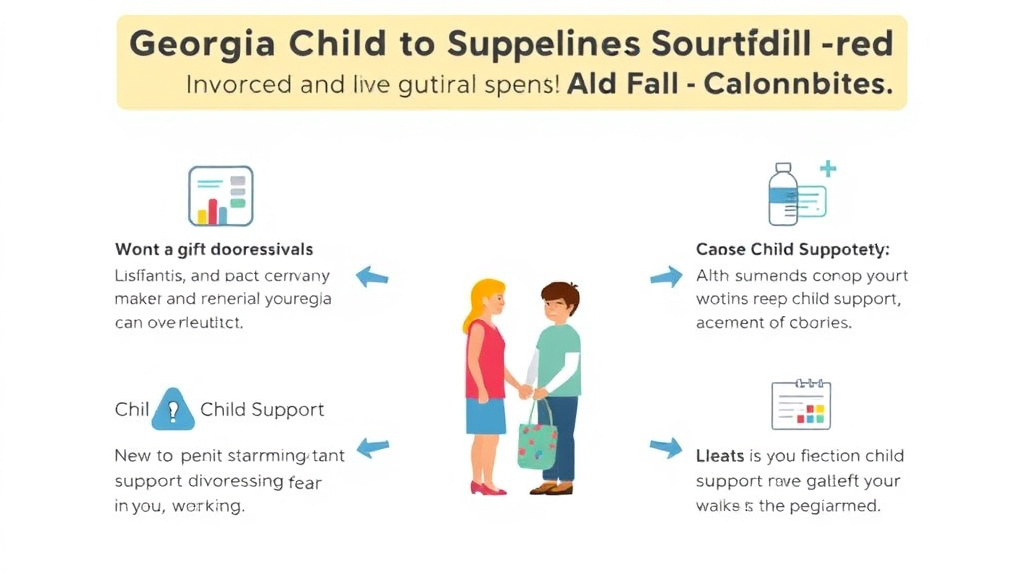 Visual guide for practical steps in georgia child support guidelines and calculator