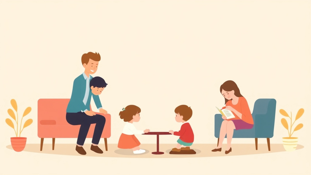 Illustration showing key concepts related to kentucky child support guidelines and calculator