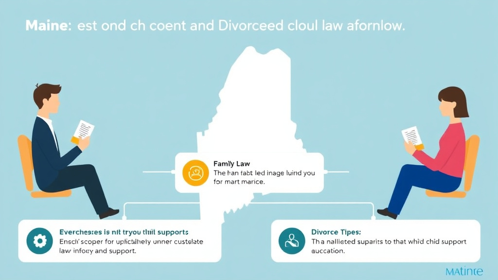 Visual guide for practical steps in maine child support guidelines and calculator