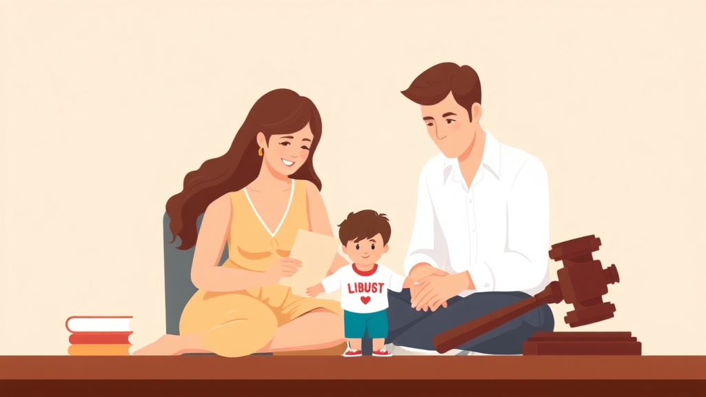 Illustration showing key concepts related to mississippi child support guidelines and calculator