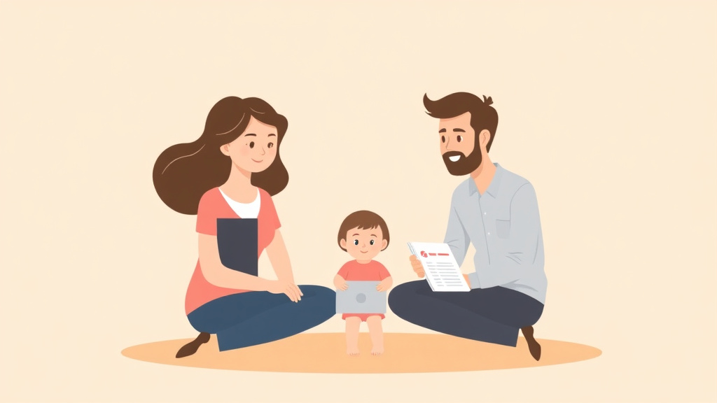 Illustration showing key concepts related to nevada child support guidelines and calculator