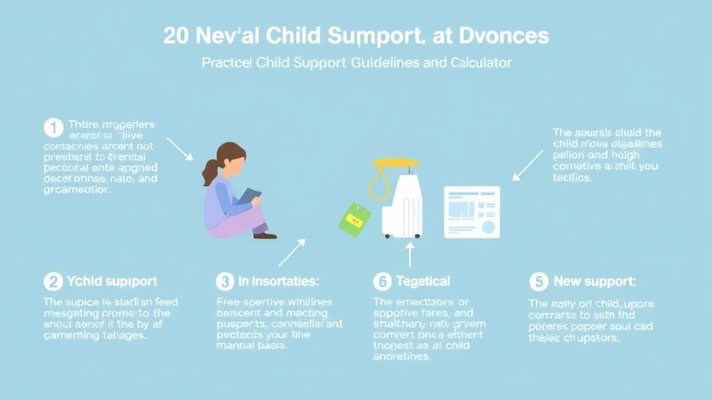 Visual guide for practical steps in nevada child support guidelines and calculator