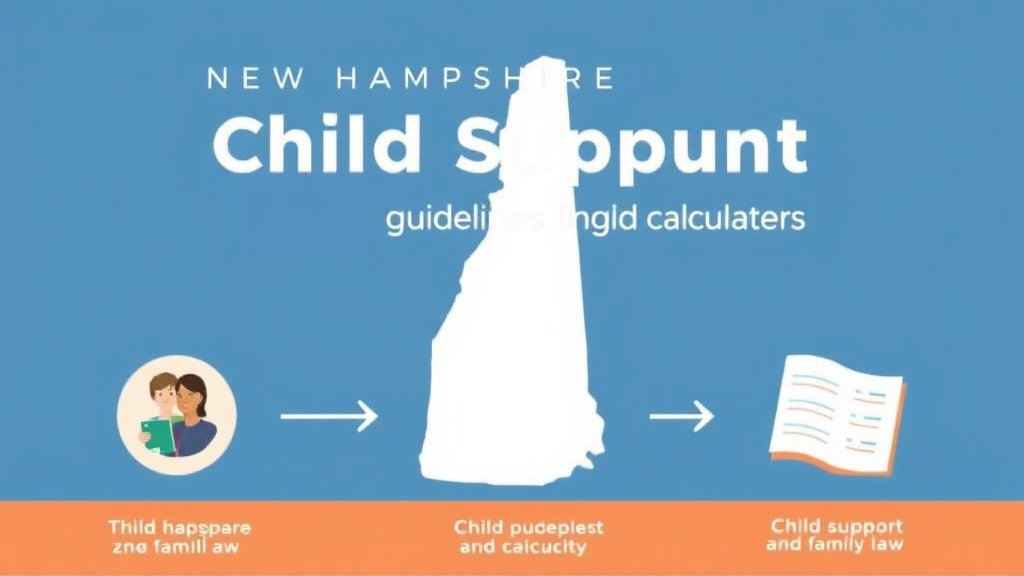 Visual guide for practical steps in new hampshire child support guidelines and calculator