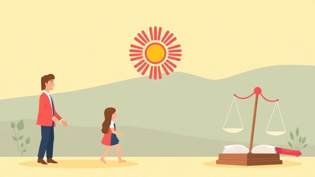 Illustration showing key concepts related to new mexico child support guidelines and calculator