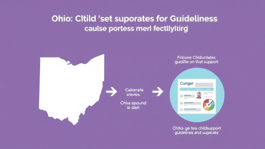 Visual guide for practical steps in ohio child support guidelines and calculator