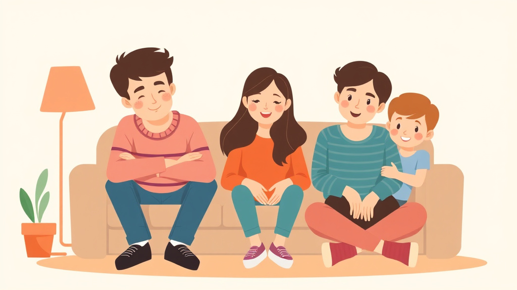 Illustration showing key concepts related to parenting plans for teenagers: flexibility, autonomy, and boundaries