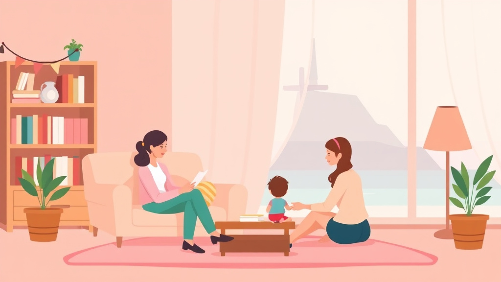 Illustration showing key concepts related to holiday and vacation schedules in parenting plans: detailed guide