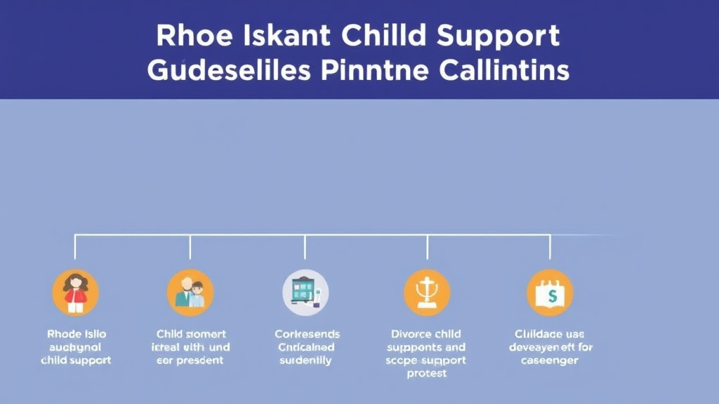 Visual guide for practical steps in rhode island child support guidelines and calculator