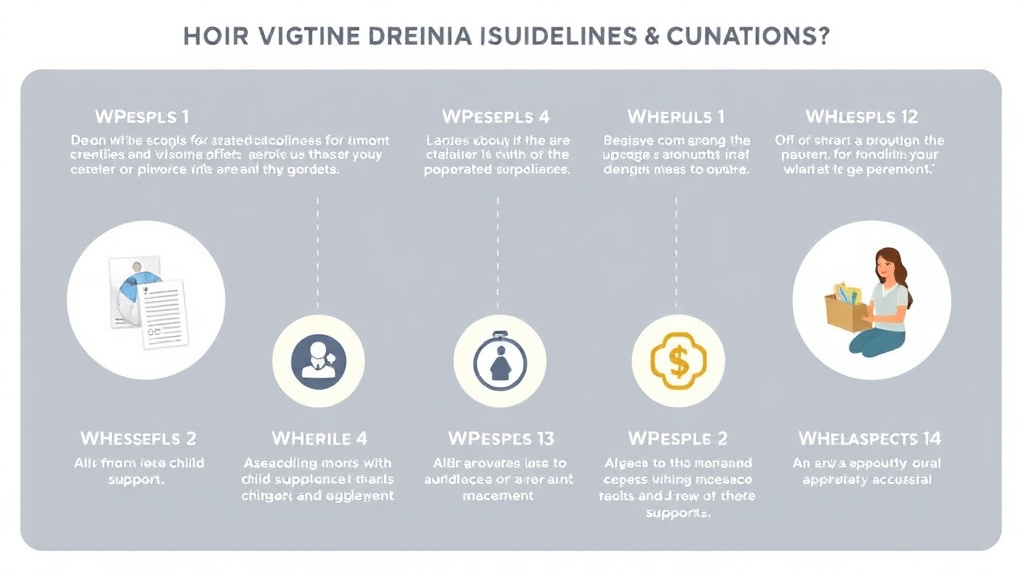 Visual guide for practical steps in virginia child support guidelines and calculator