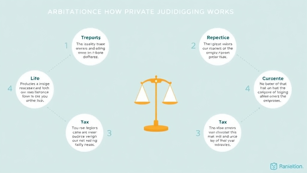 Visual guide for practical steps in arbitration in divorce: how private judging works