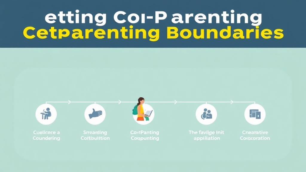 Visual guide for practical steps in setting co-parenting boundaries: a practical guide