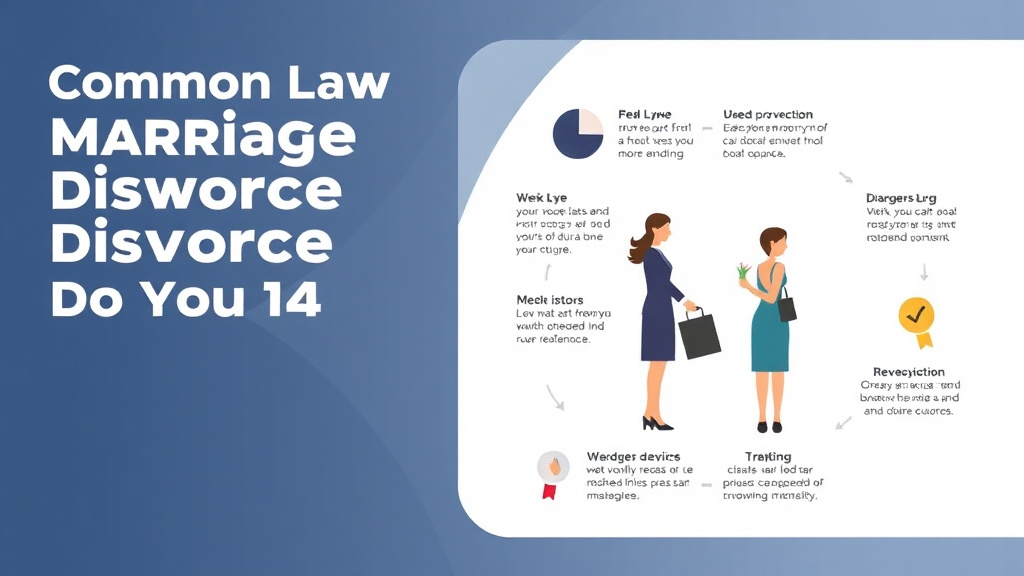 Visual guide for practical steps in common law marriage divorce: do you need one