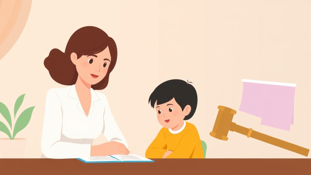 Illustration showing key concepts related to custody evaluation: what to expect and how to prepare