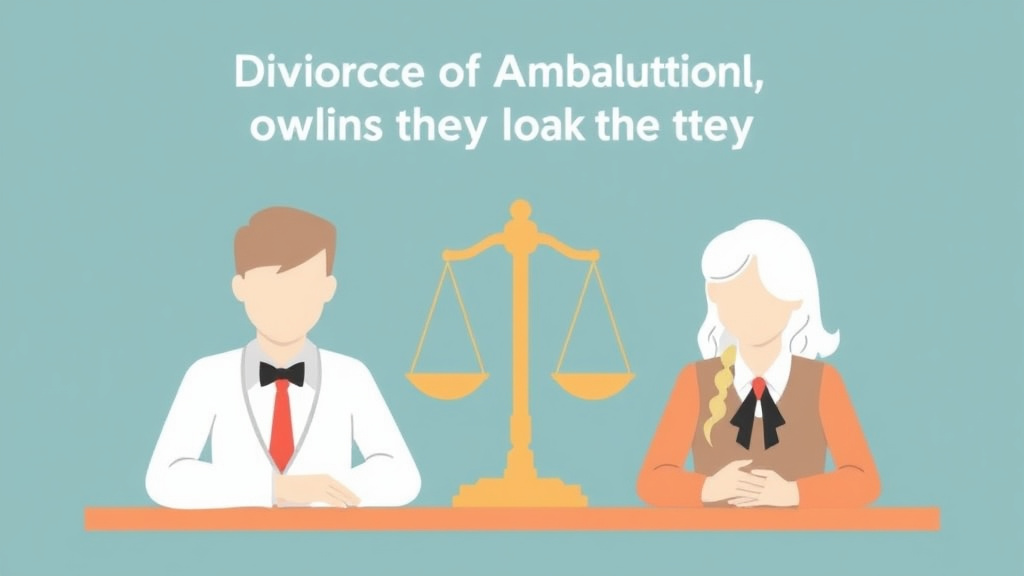 Visual guide for practical steps in divorce and bankruptcy: how they interact