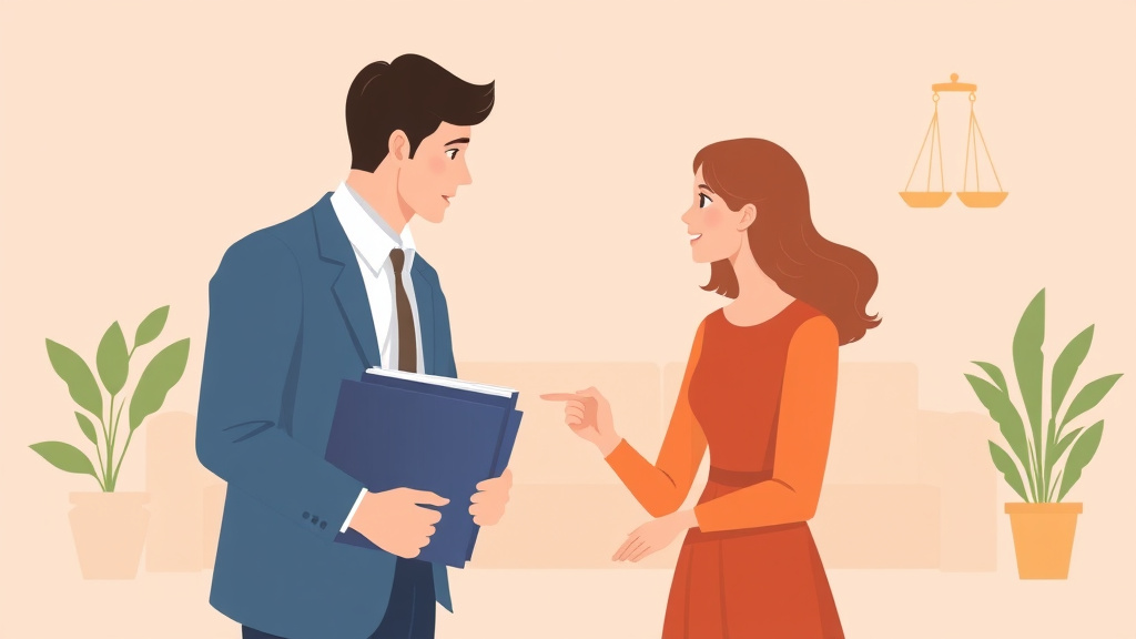 Illustration showing key concepts related to divorce and college costs: who pays for children's education