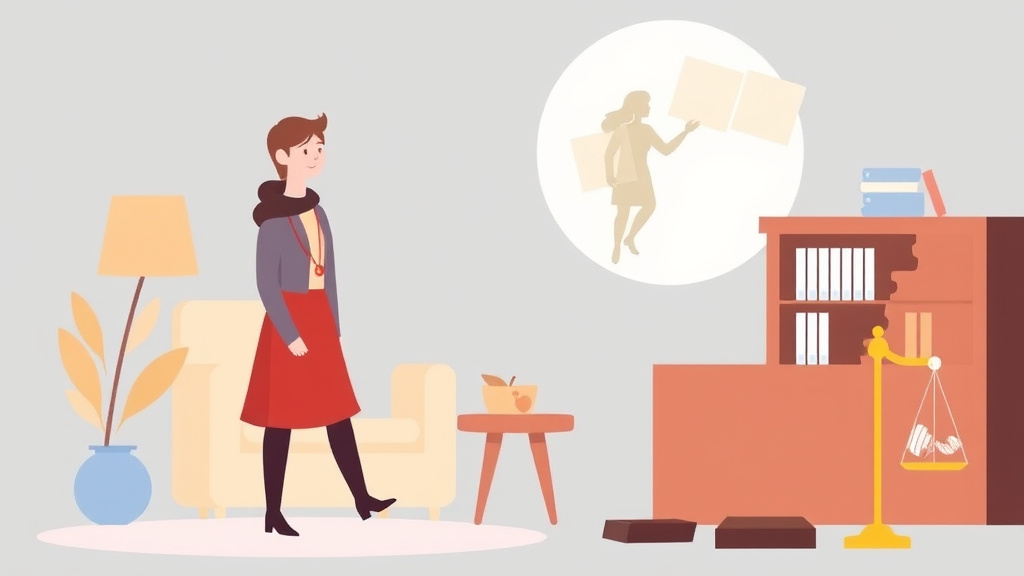 Illustration showing key concepts related to divorce and health insurance: maintaining coverage