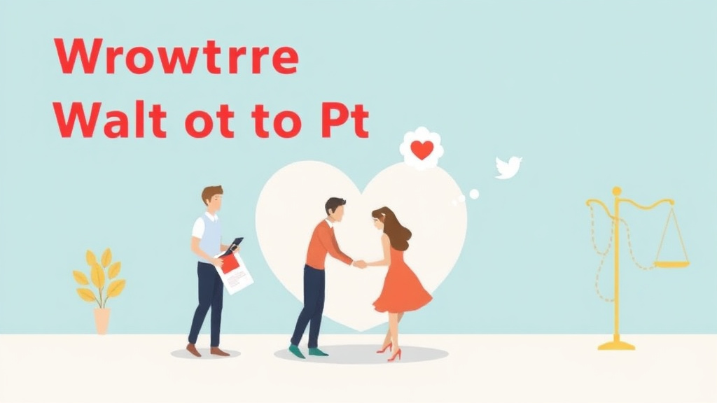 Illustration showing key concepts related to divorce and social media: what not to post