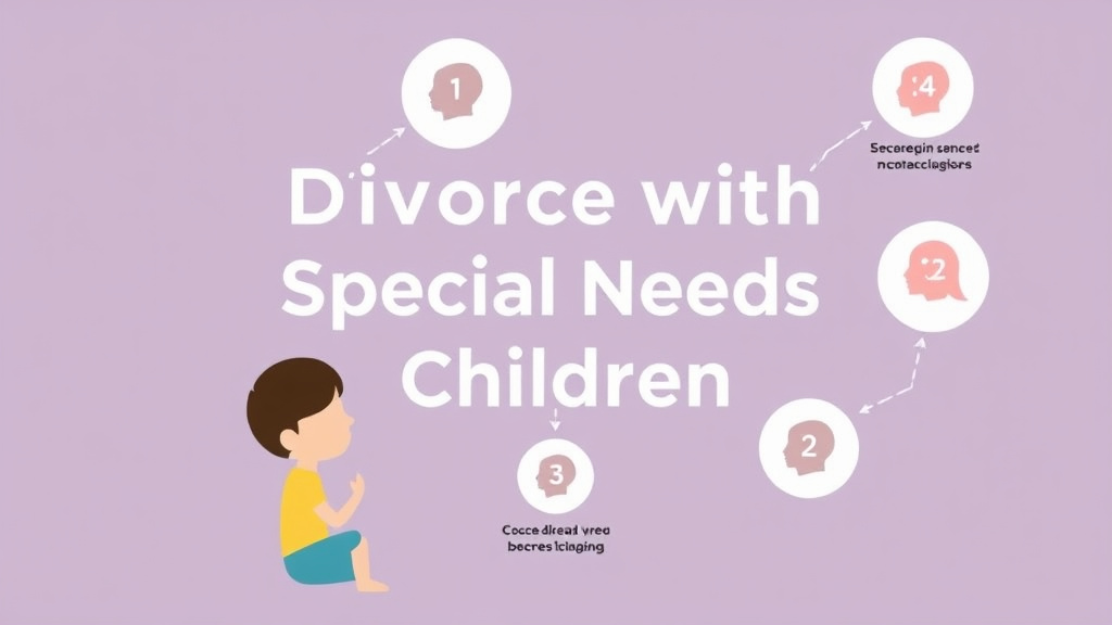 Visual guide for practical steps in divorce with special needs children: extra considerations