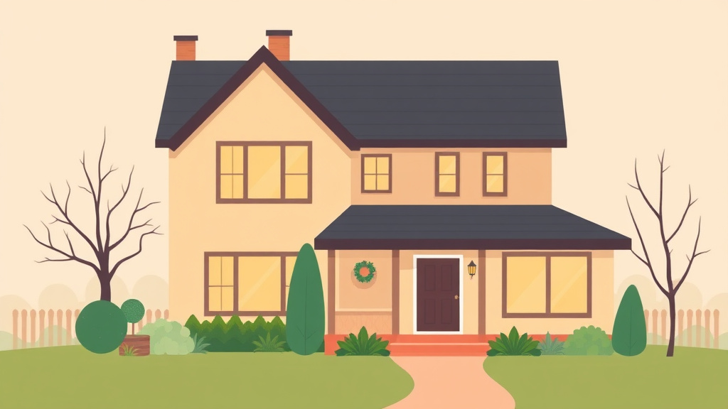 Illustration showing key concepts related to the family home in divorce: sell, buy out, or co-own