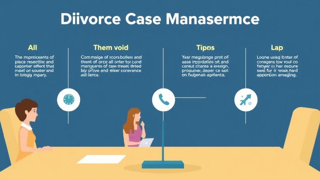 Visual guide for practical steps in divorce case management conference: what to expect