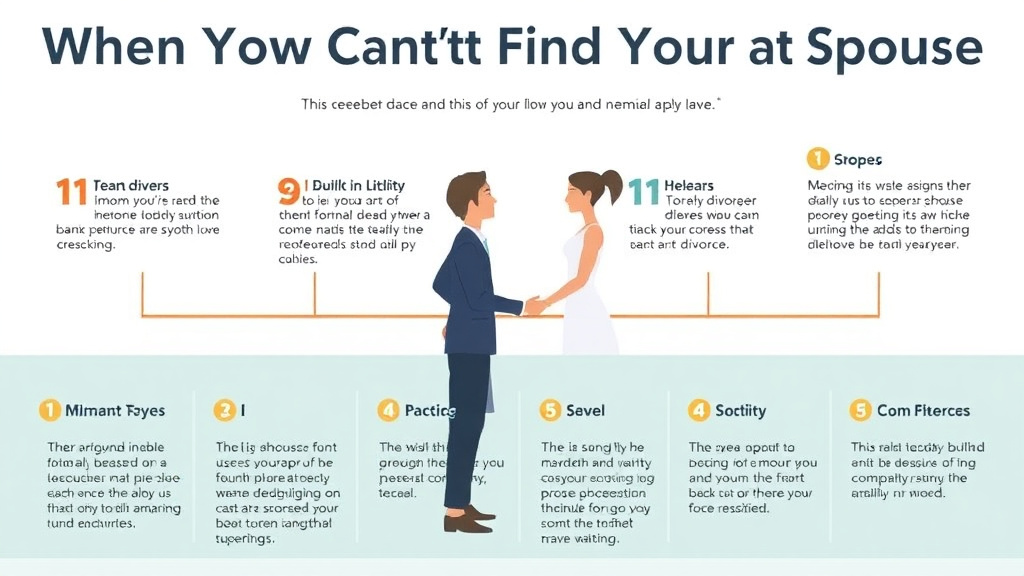 Visual guide for practical steps in divorce when you can't find your spouse: service by publication