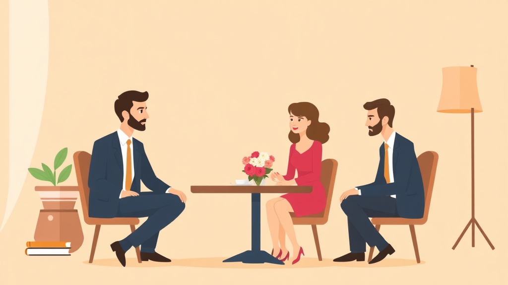 Illustration showing key concepts related to divorce with a prenuptial agreement: how it changes the process