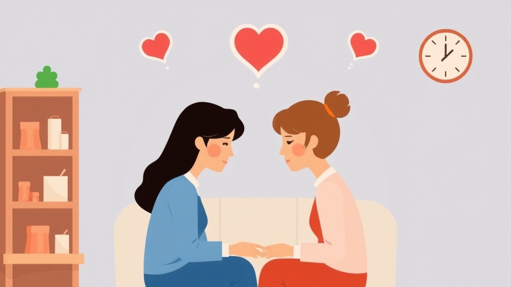 Illustration showing key concepts related to emotional stages of divorce: what to expect