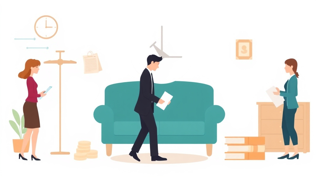 Illustration showing key concepts related to finding hidden assets in divorce: detection methods